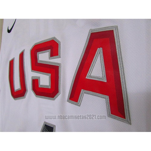 Camiseta USA 2016 Jimmy Butler #4 Blanco